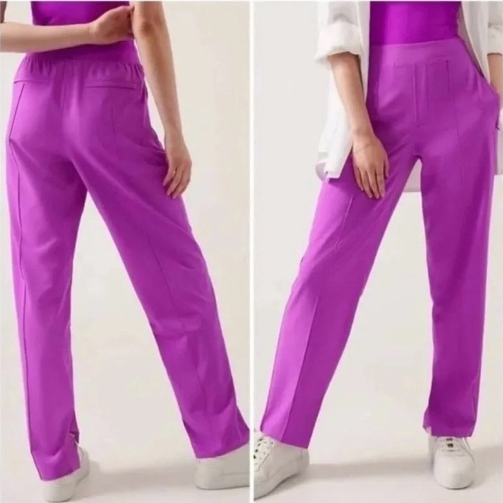 ATHLETA Brooklyn Heights Vienna Pant Size 18‎ Jazzy Purple